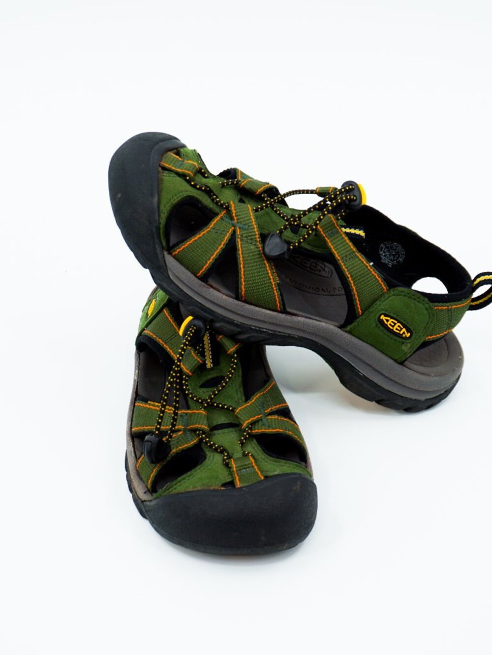 Keen Waterproof Sandals Womens Green Hiking Sandal Size 7.5